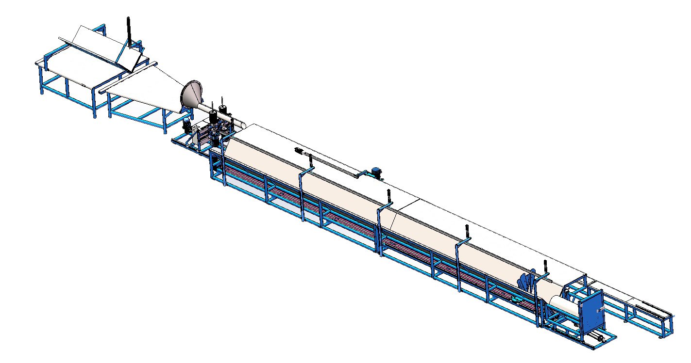 Flexible Duct Insulation Machine — SBKJ HVAC ductwork machinery